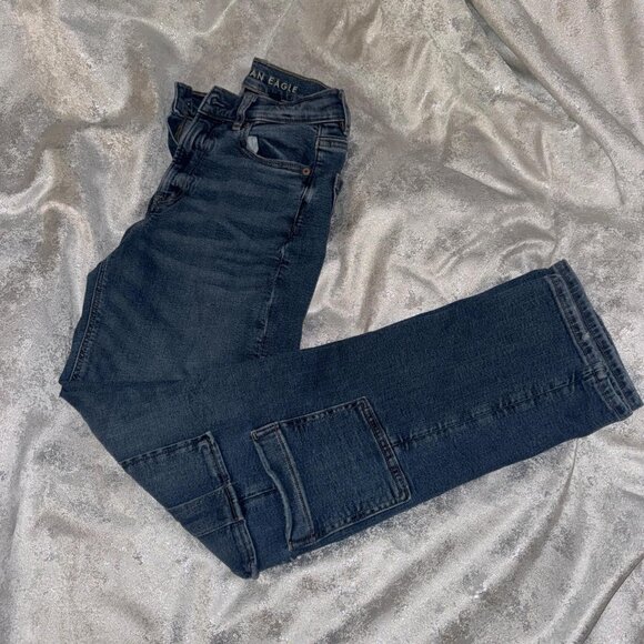 Women's Blue and Navy Jeans - Picture 1 of 2